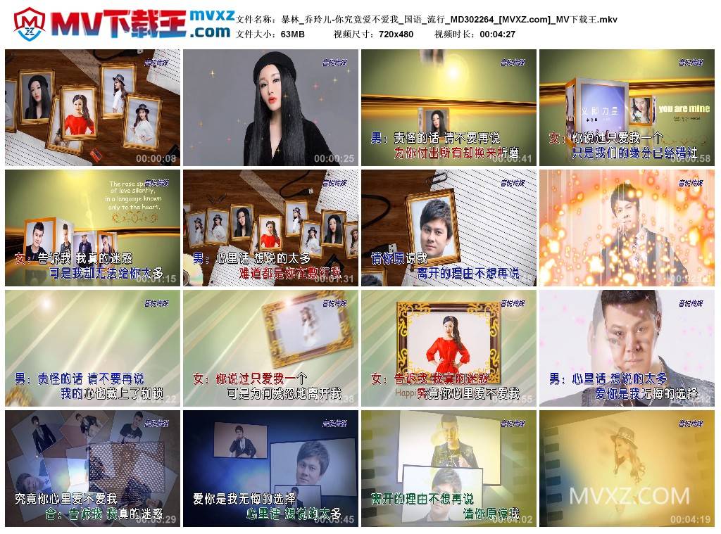 暴林_乔玲儿-你究竟爱不爱我_国语_流行_MD302264